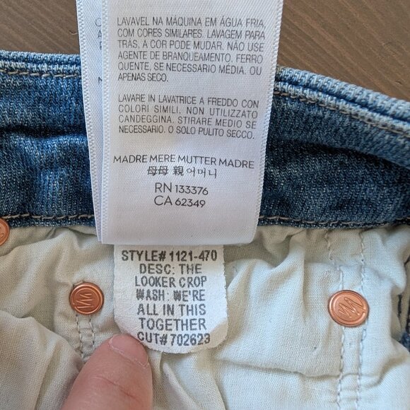 NWT Mother The Looker Crop Mid-Rise Skinny Ankle Jeans Sz 31 $225 Retail - Picture 12 of 12